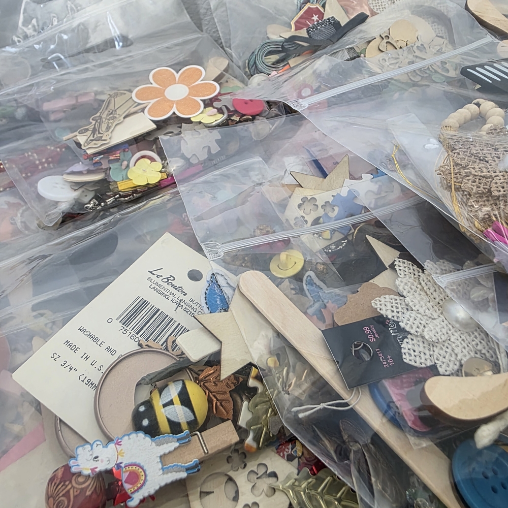 Mystery Junk Journal Assorted  Embellishment Mix - Picture 10 of 14